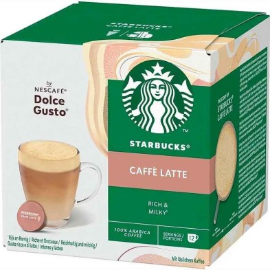 Caffè Latte Starbucks 12 servicios compatible Dolce Gusto Caffè Latte Starbucks 12 servicios compatible Dolce Gusto