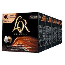 Colombia L'or 5 cajas compatible Nespresso 200 cápsulas