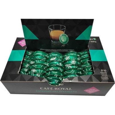 Café descafeinado Royal para NESPRESSO PRO 50 cápsulas de caf