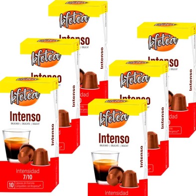 Intenso compatibles Nespresso 60 capsulas Kfetea Intenso compatibles Nespresso 60 capsulas Kfetea