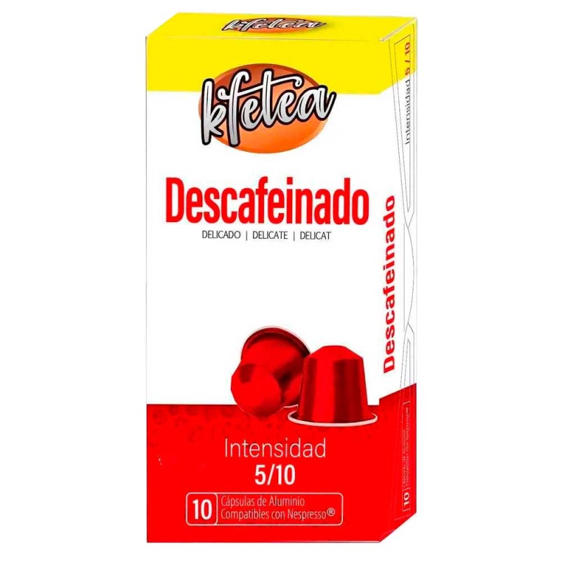 Descafeinado Kfetea Nespresso 10 cápsulas