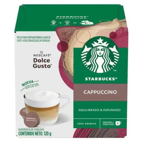 Cappuccino Starbucks compatible Dolce Gusto 6+6 Servicios