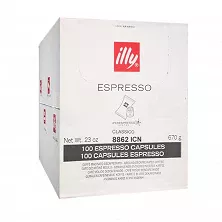 Espresso Clásico, 100 cápsulas de Iperespresso Illy.