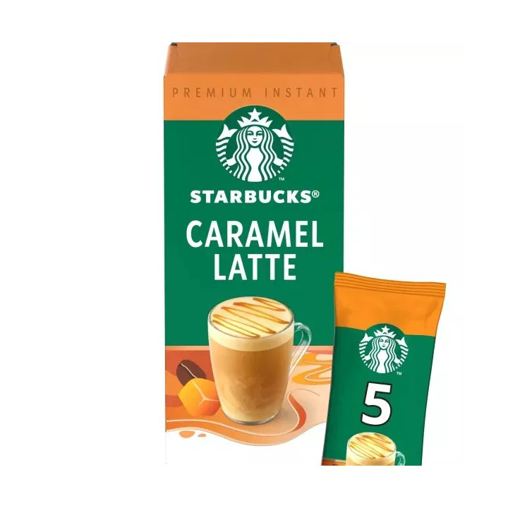 Starbucks Latte Caramel  caja de 5 sobres de 23 gramos