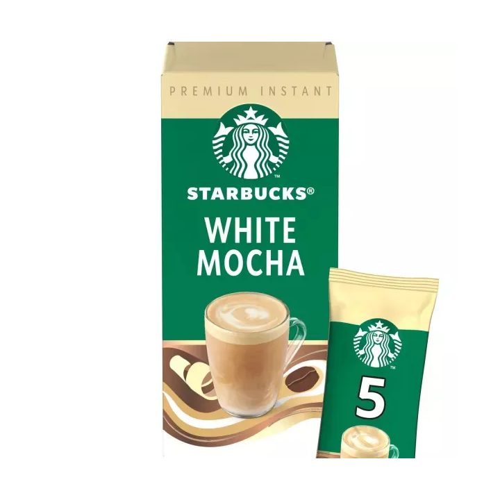 Starbucks Mocha Blanco  caja de 5 sobres de 23 gramos