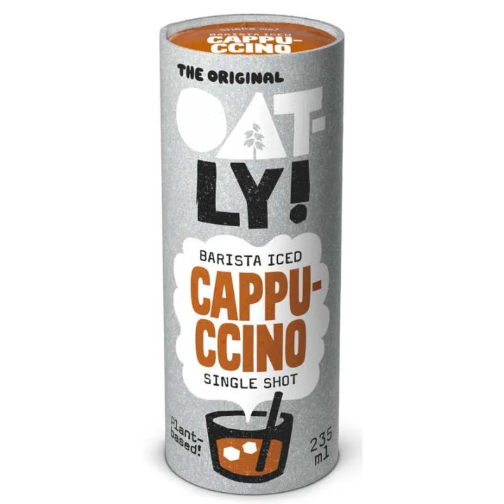 Oatly Cappuccino Barista Iced Bebida de Aveia 2,35 L