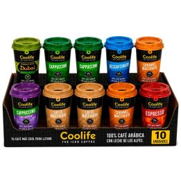 10 Cappuccino Vários Sabores Coolife 230 ml RTD