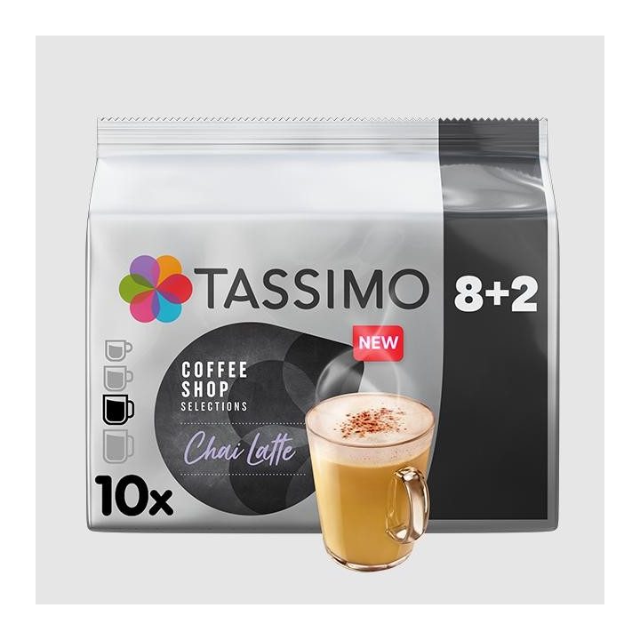 Coffee Shop Chai Latte 8+2 servicios para Tassimo