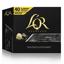 Onyx L'OR, 40 cápsulas compatíveis Nespresso.
