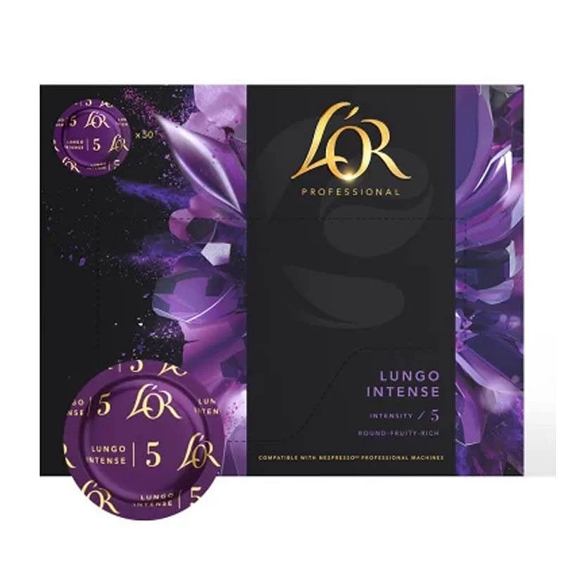 Lungo Intense L'OR, Nespresso Pro 50 cápsulas.