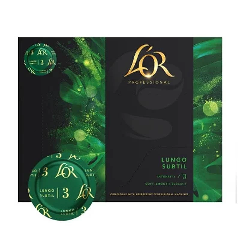 Lungo Subtil L'OR, Nespresso Pro 50 cápsulas.