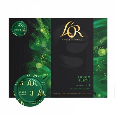 Lungo Subtil L'OR, Nespresso Pro 50 cápsulas. Lungo Subtil L'OR, Nespresso Pro 50 cápsulas.