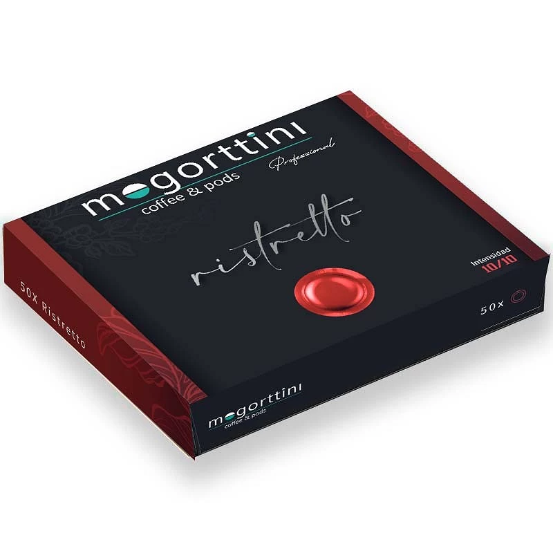 Espresso Forte de Mogorttini, compatível com Nespresso Professional 50 cápsulas.