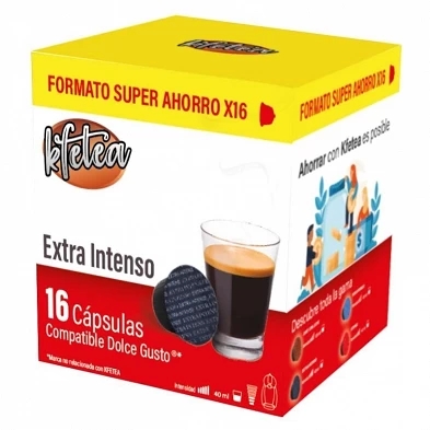 Extra Forte Kfetea Compatível com Dolce Gusto 16 cápsulas Extra Forte Kfetea Compatível com Dolce Gusto 16 cápsulas