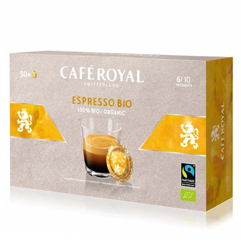 Bio Café Royal® Expresso para NESPRESSO PRO® 50 cápsulas Bio Café Royal® Expresso para NESPRESSO PRO® 50 cápsulas