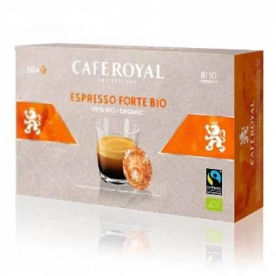 Espresso Forte Bio Café Royal® para NESPRESSO® PRO® 50 cápsulas Espresso Forte Bio Café Royal® para NESPRESSO® PRO® 50 cápsulas