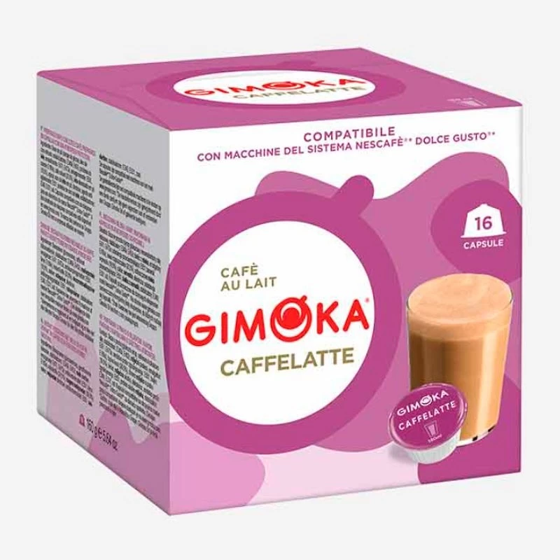 Café Gimoka Dolce Gusto® compatível Café com Leche 16 cápsulas Café Gimoka Dolce Gusto® compatível Café com Leche 16 cápsulas