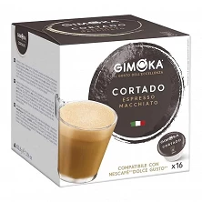 Cortado Gimoka® , Dolce Gusto® 16 cápsulas compatíveis