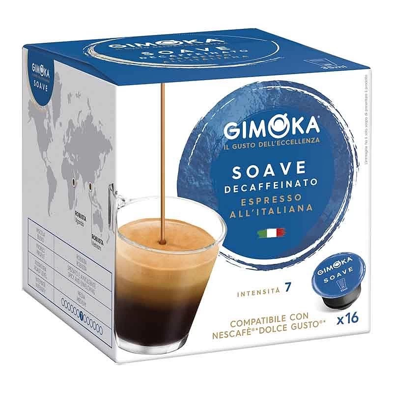 Descafeinado Espresso Soave Gimoka® , Dolce Gusto® 16 cápsulas compatíveis Descafeinado Espresso Soave Gimoka® , Dolce Gusto® 16 cápsulas compatíveis