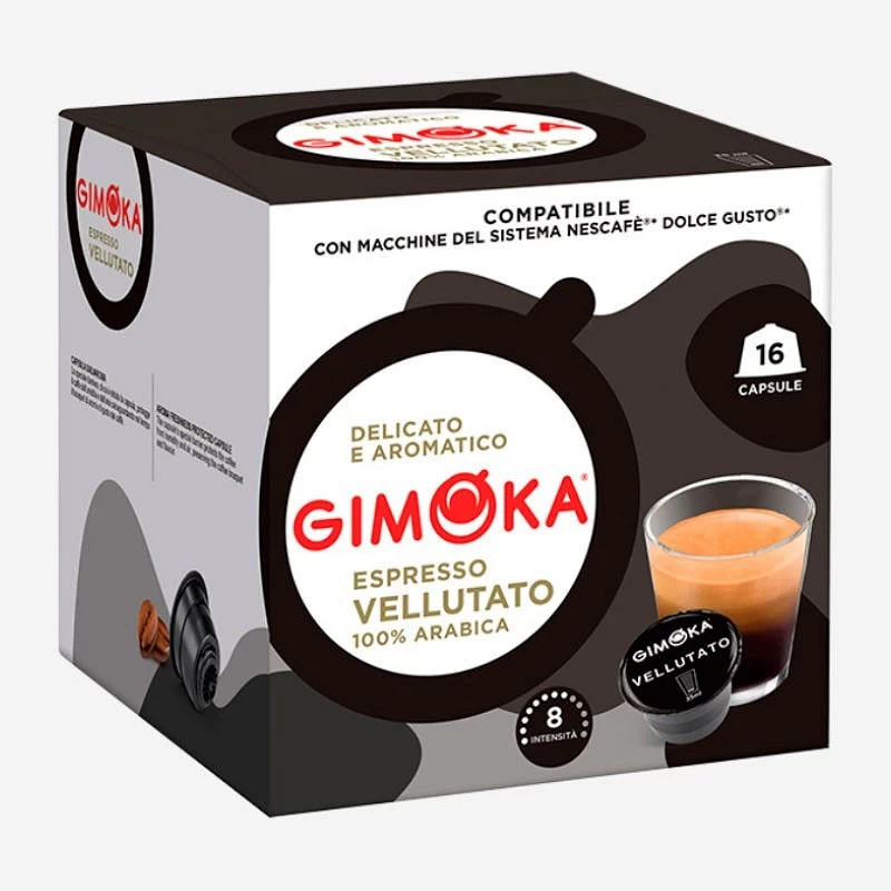 Gimoka Espresso , Dolce Gusto® 16 cápsulas compatíveis Gimoka Espresso , Dolce Gusto® 16 cápsulas compatíveis