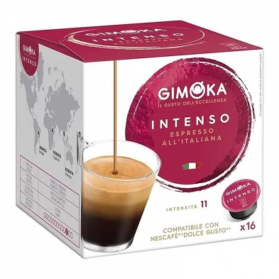 Expresso Intenso Gimoka® , 16 cápsulas compatíveis Dolce Gusto® Expresso Intenso Gimoka® , 16 cápsulas compatíveis Dolce Gusto®