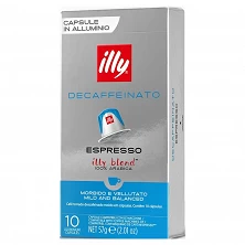 Cápsulas de café Nespresso Descafeinado Illy® 10 compatíveis