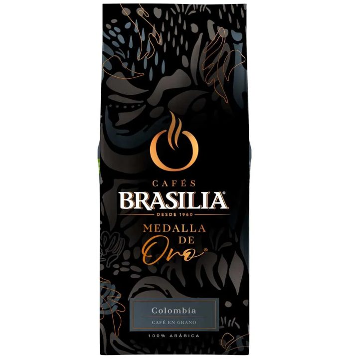 Café en grano Colombia 1kg | Brasilia Medalla Oro FRONTAL