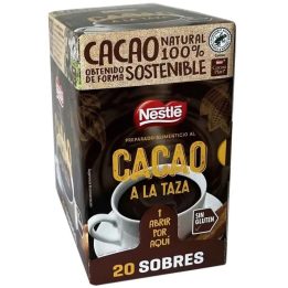 Nestlé Cacau para Chávena | Caixa 20 Saquetas x 30g | Sem Glúten