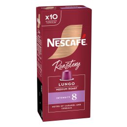 Caixa de 10 capsulas Nescafe Roastery Lungo intensidade 8 compativeis Nespresso