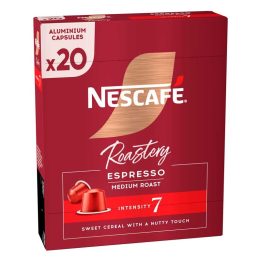 Caixa de 20 capsulas Nescafe Roastery Espresso Intenso intensidade 7 compativeis Nespresso