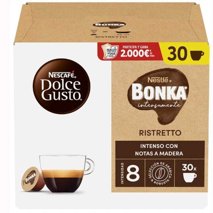 Ristretto Bonka Magnum, 90 cápsulas Dolce Gusto