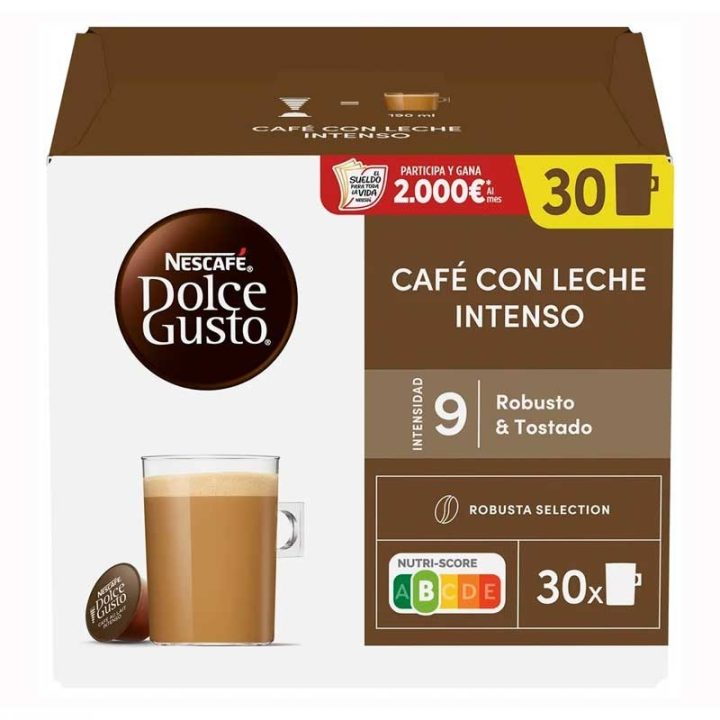 Café au Lait Intenso Dolce Gusto 180 Cápsulas