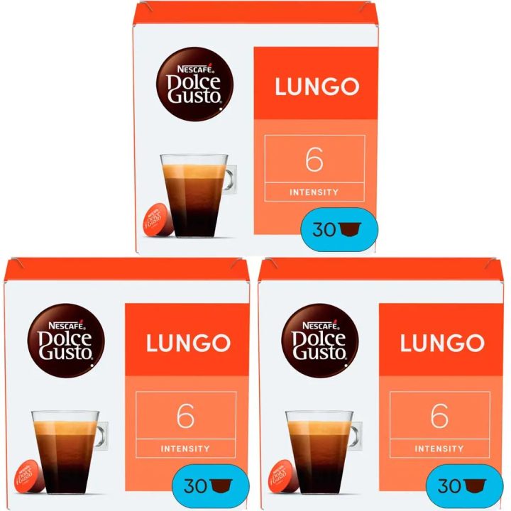 Lungo 100% Arábica Dolce Gusto 180 Cápsulas