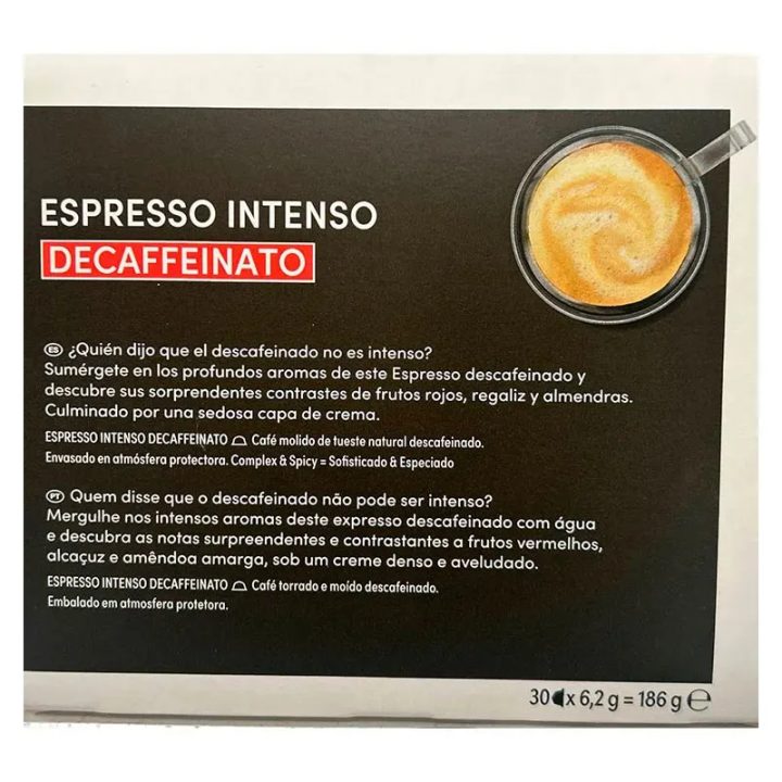 Espresso Intenso Descafeinado Dolce Gusto 180 Cáps.