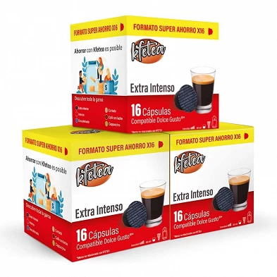 Extra Intenso 3 cajas de 16 capsulas compatibles Dolce Gusto Extra Intenso 3 cajas de 16 capsulas compatibles Dolce Gusto