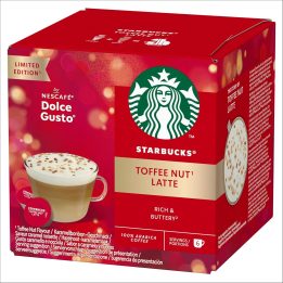 Toffee Nut Latte Starbucks Dolce Gusto, 12 cáps.