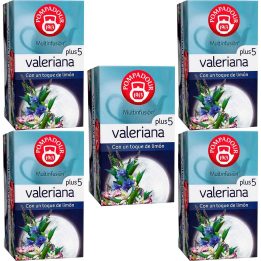 Valeriana Plus 5 limão Pompadour 5 caixas