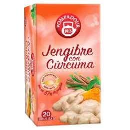 Gengibre com Cúrcuma Pompadour 20 infusões