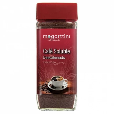 Café soluble descafeinado Mogorttini tarro 200 gr. Café soluble descafeinado Mogorttini tarro 200 gr.