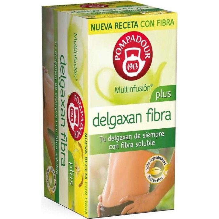 Infusão Delgaxan Fibra Plus Pompadour 20 saquetas