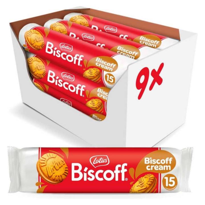 Lotus Biscoff Sandwich Creme 154 g · Caixa de 12