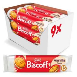 Lotus Biscoff Sandwich Baunilha 154 g · Caixa de 9