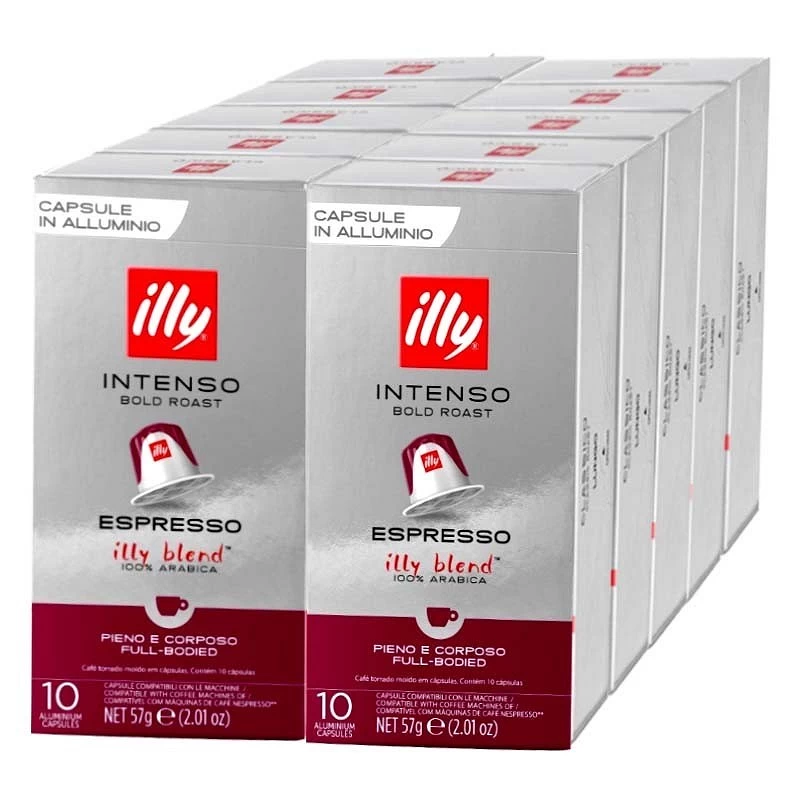 master espresso intenso illy 100 cápsulas master espresso intenso illy 100 cápsulas