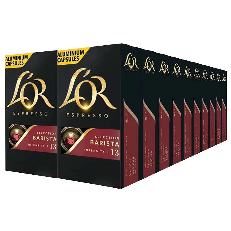 Barista Selection L'or 20 cajas compatible Nespresso 200 cápsulas