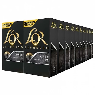 comprar Onyx L'or 20 cajas compatible Nespresso 200 cápsulas comprar Onyx L'or 20 cajas compatible Nespresso 200 cápsulas