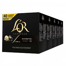 Ristretto L'OR, 200 cápsulas compatíveis com Nespresso