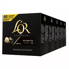 Ristretto L'OR, 200 cápsulas compatíveis com Nespresso