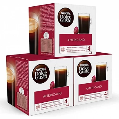 Café Americano Pack 48 cápsulas Dolce Gusto Café Americano Pack 48 cápsulas Dolce Gusto