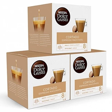 Café Cortado Pack 48 cápsulas Dolce Gusto Café Cortado Pack 48 cápsulas Dolce Gusto