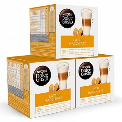 Latte Macchiato 24 servicios. Pack 48 cápsulas Dolce Gusto Latte Macchiato 24 servicios. Pack 48 cápsulas Dolce Gusto